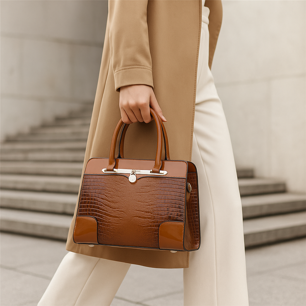 Valmont Crest Handbag
