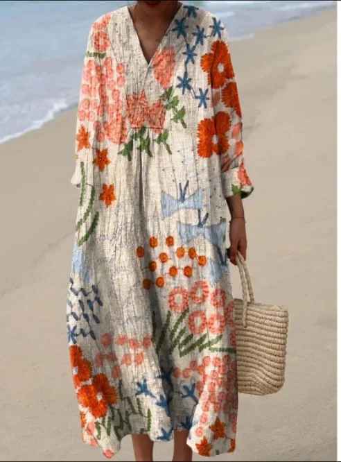 Lunelle | Geometric Vintage Dress