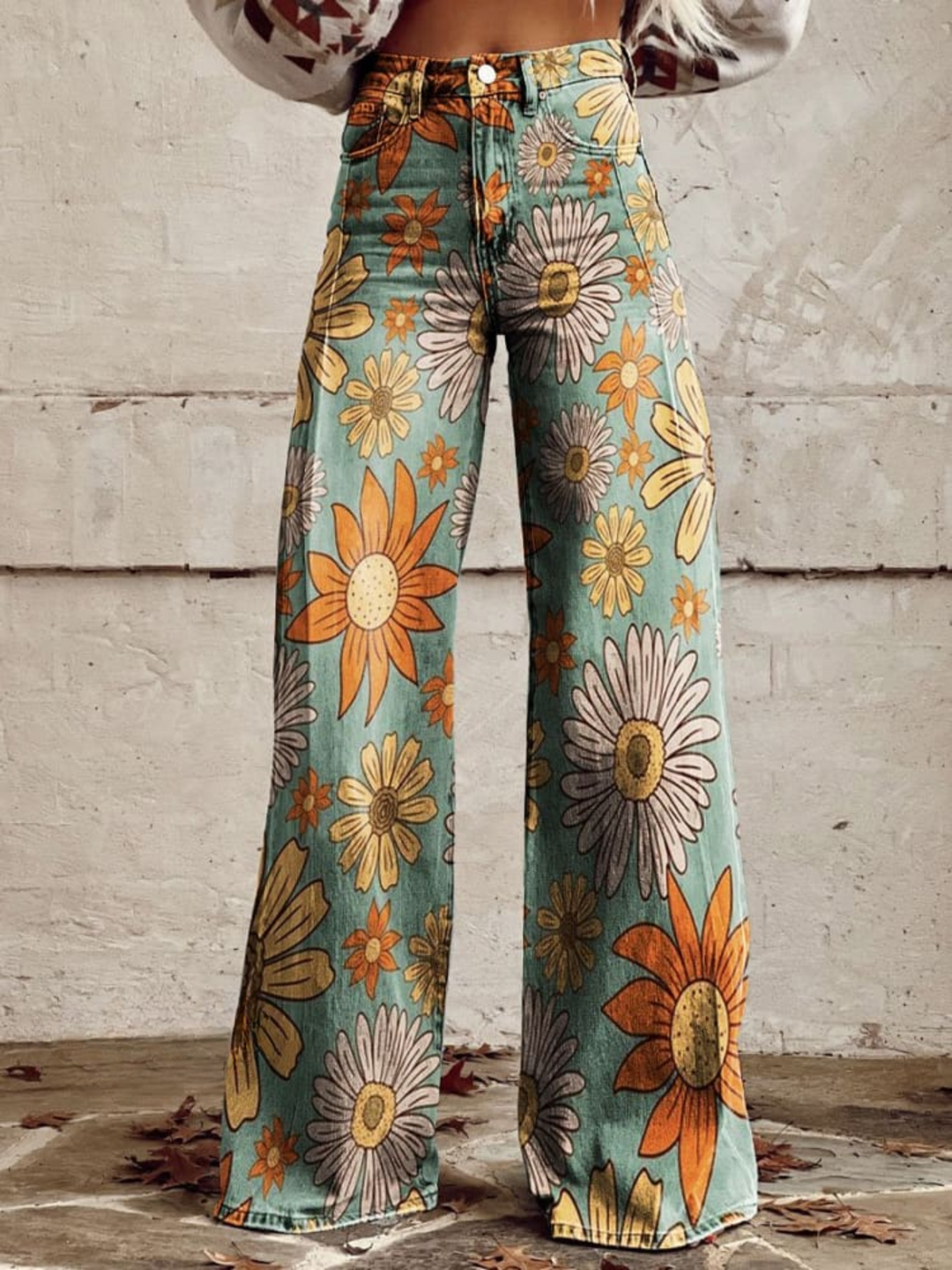 Celine Palazzo Pants Floral