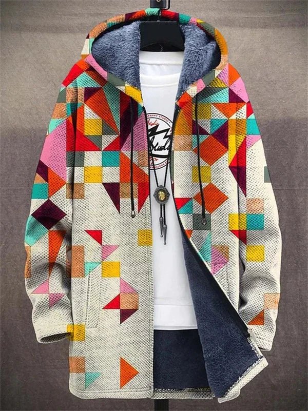 Macey Boho Art Style Drape Jacket