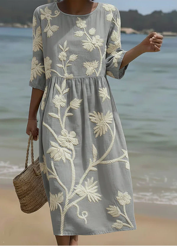 Sophia Elegant Floral Dress