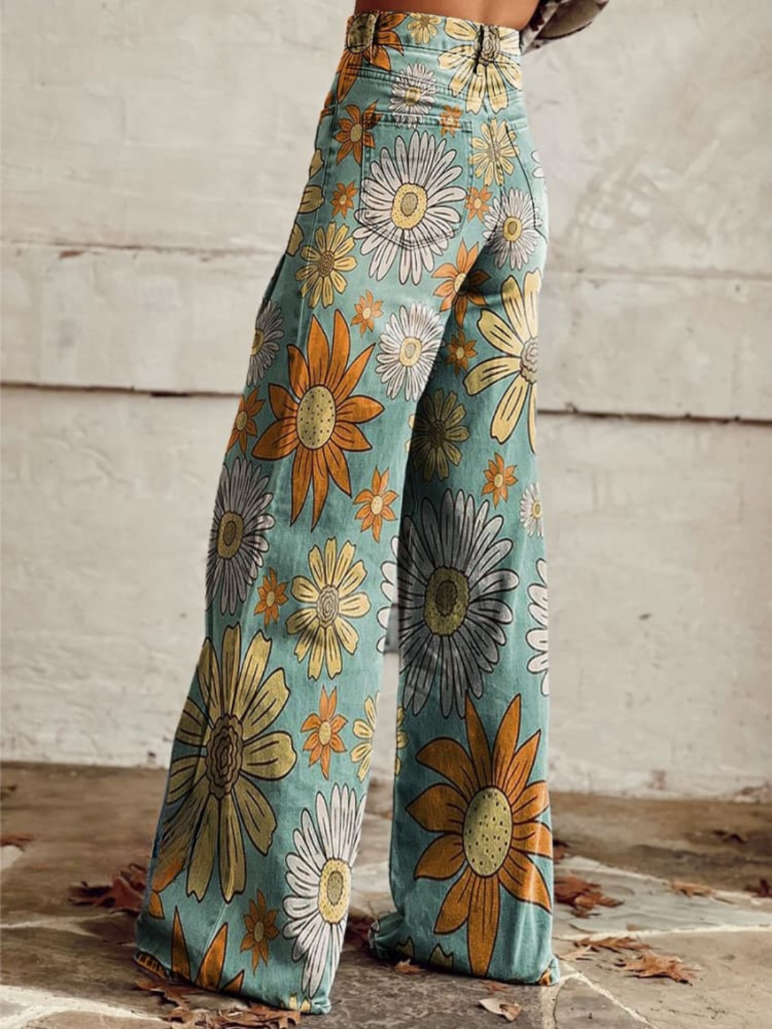Celine Palazzo Pants Floral