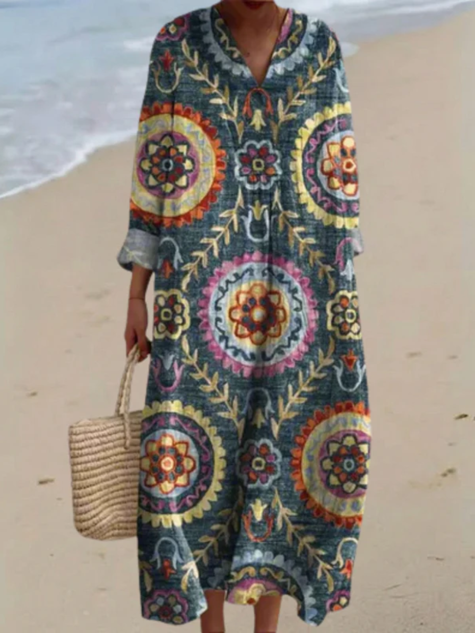 Lunelle | Geometric Vintage Dress