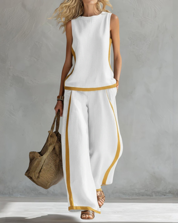 Amara Linen Two-Piece Set