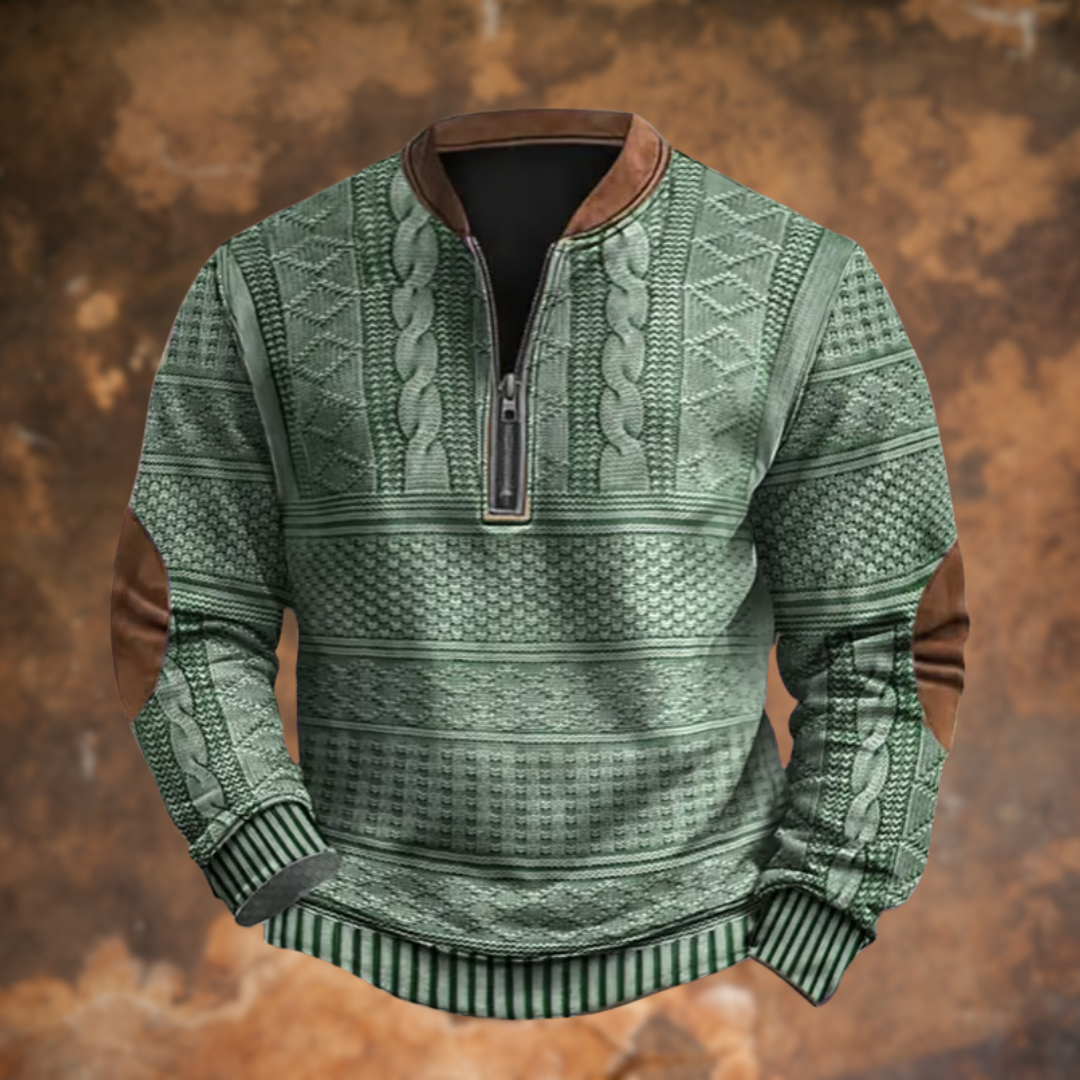 Hugo Half-Zip Long Sleeve Top