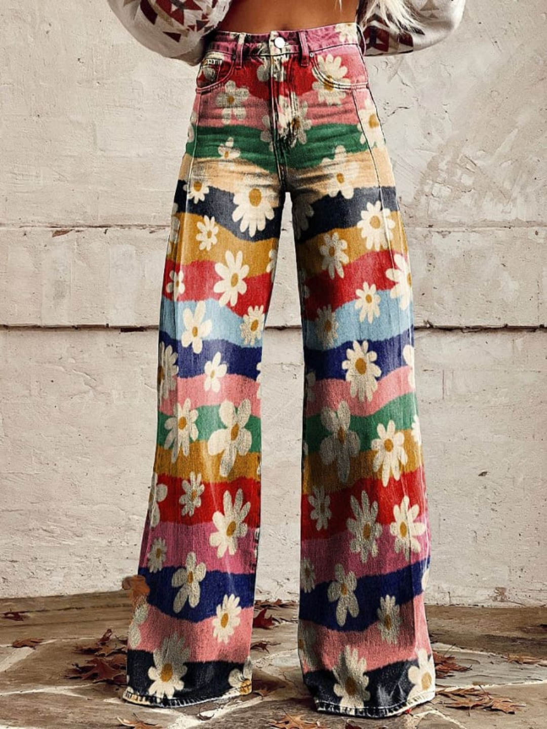 Louisa Elegant Floral Pants
