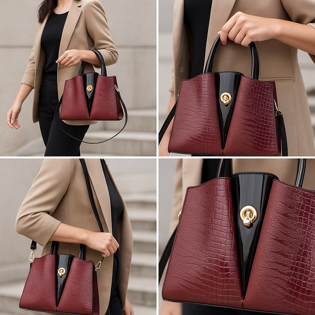 Valmont Croc Tote