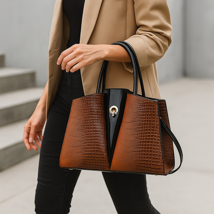 Valmont Croc Tote