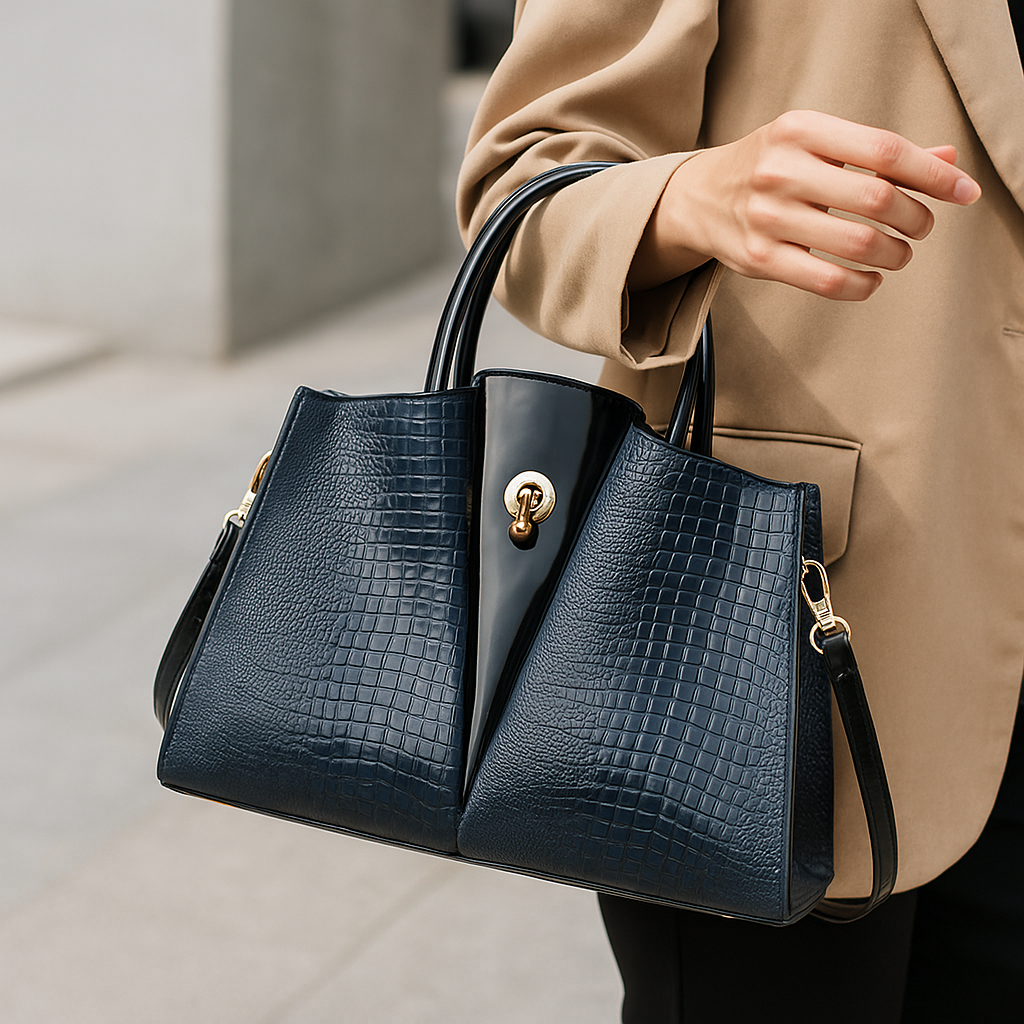Valmont Croc Tote