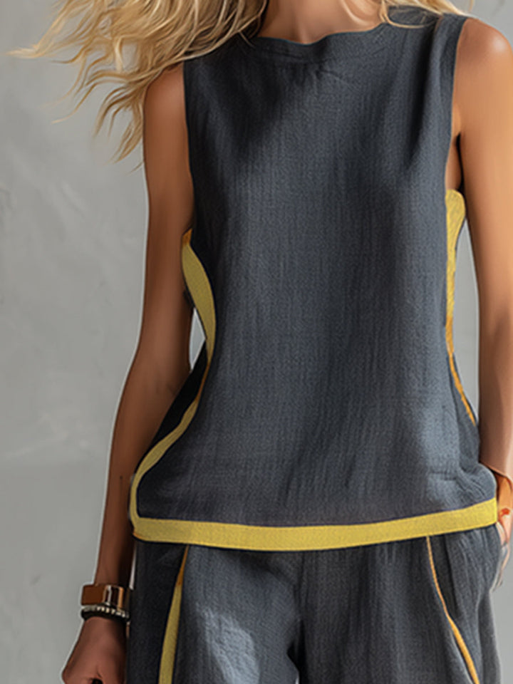 Amara Linen Two-Piece Set