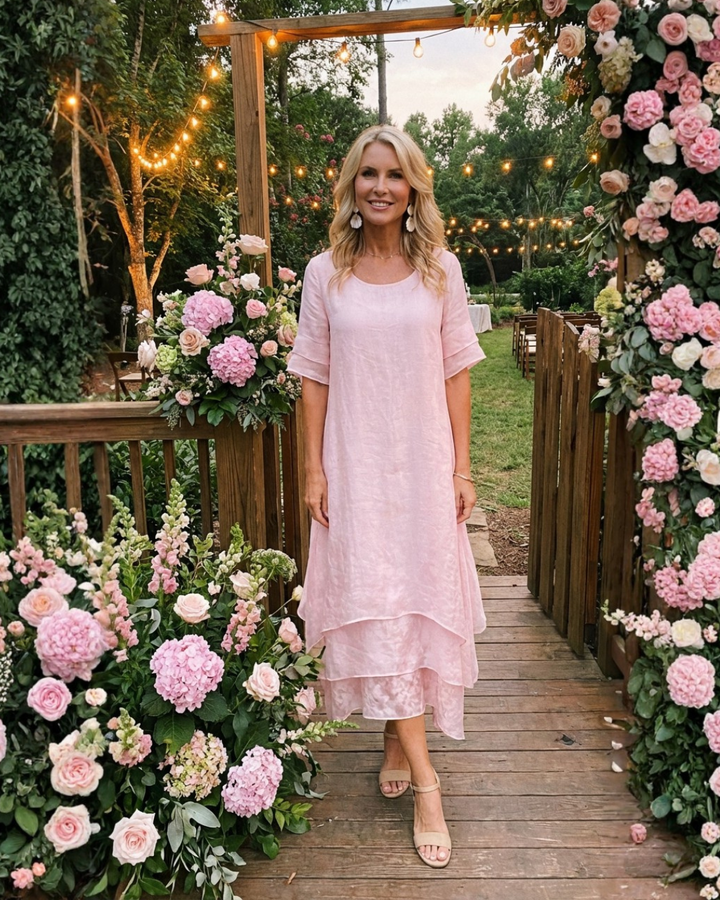 Fluid Tiered Maxi Dress