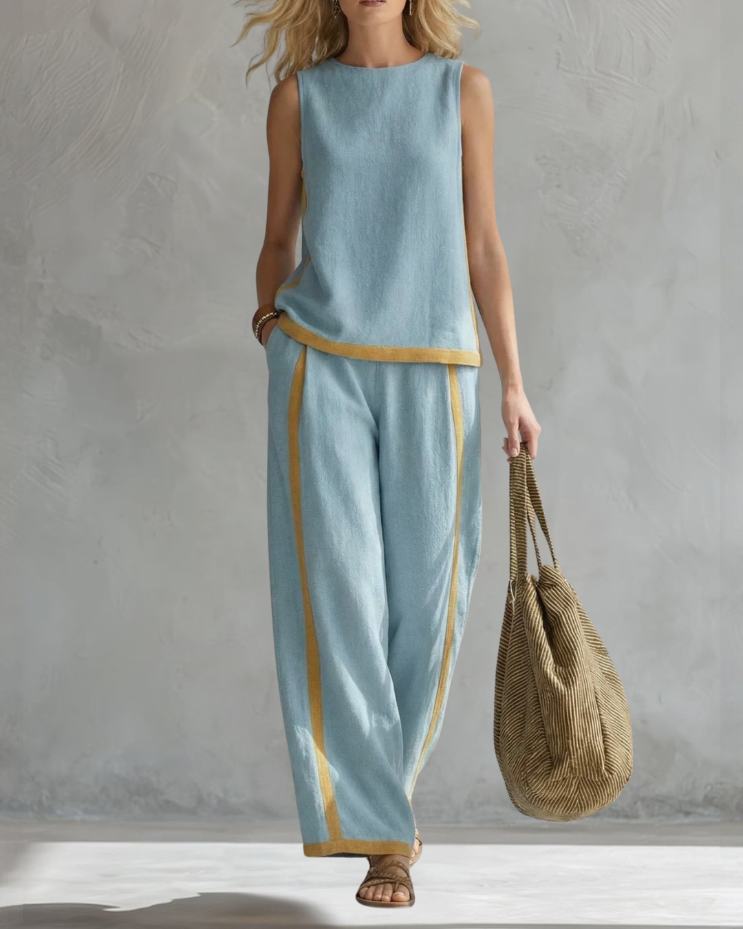 Amara Linen Two-Piece Set