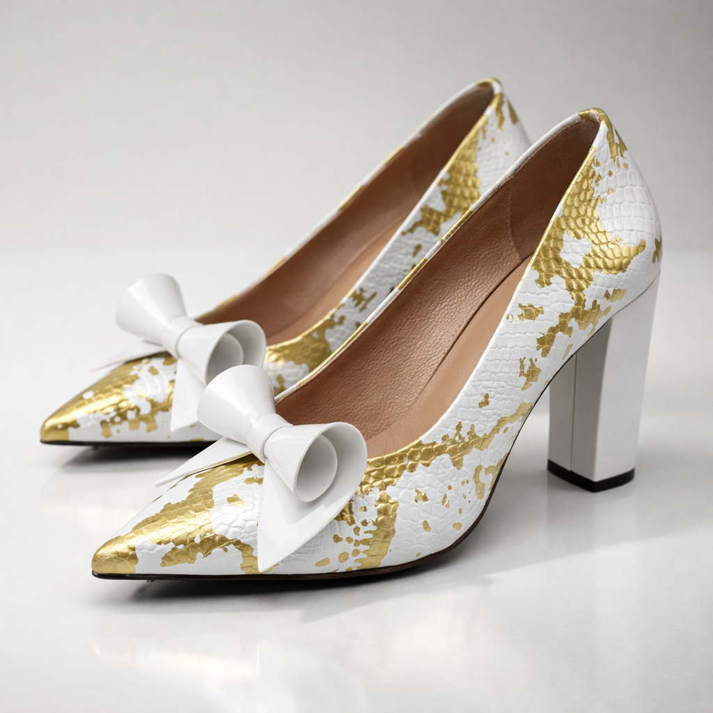 Noiré Scale Heels