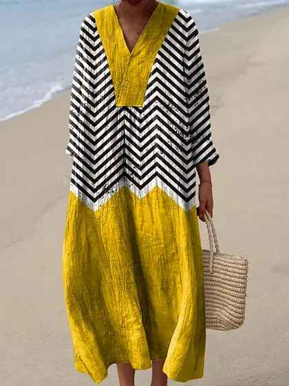 Lunelle | Geometric Vintage Dress