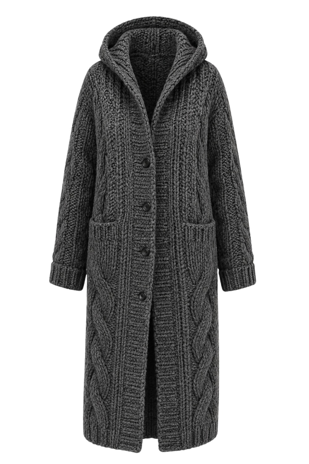 Karina Elegant Coat With Tummy Coverage