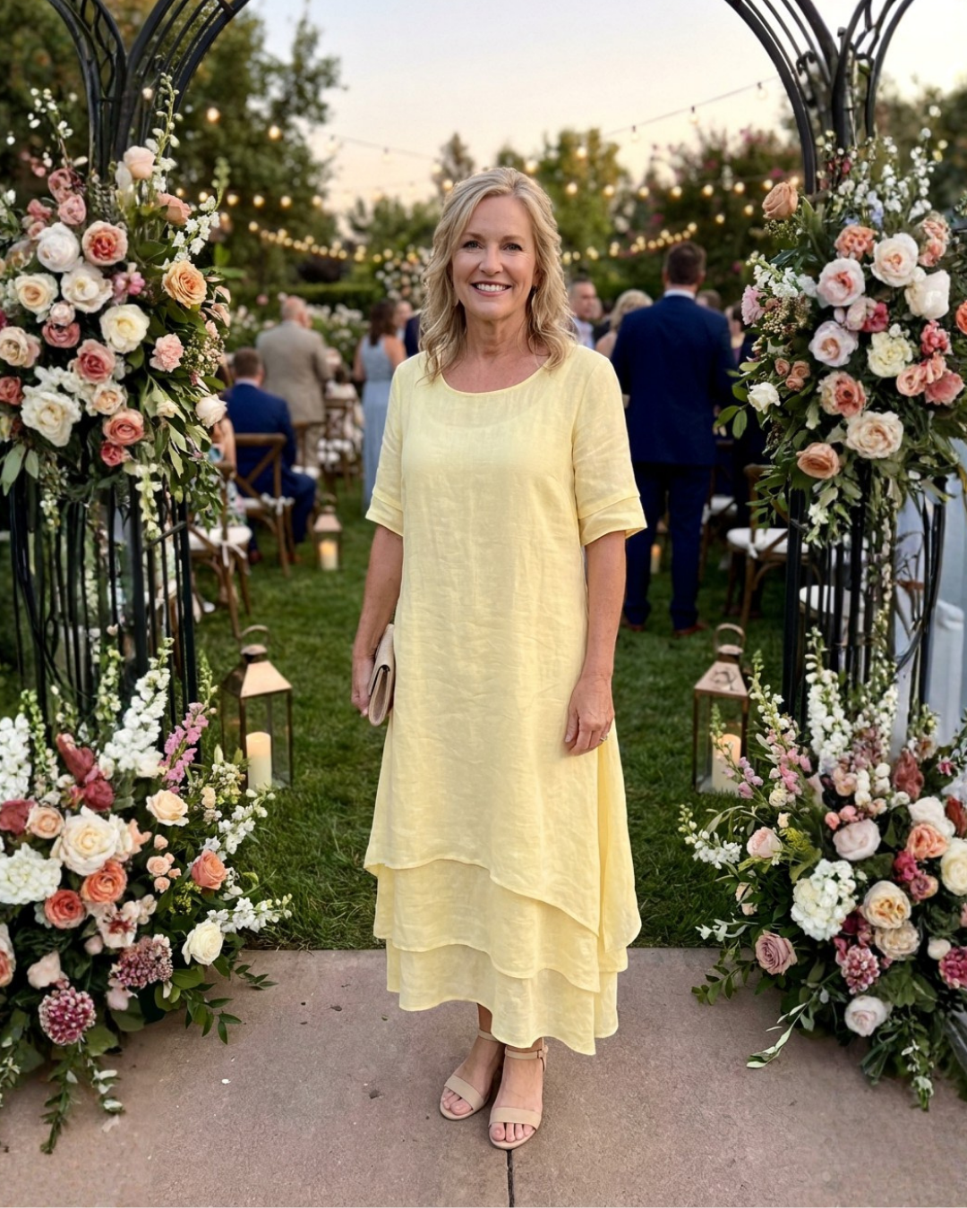 Fluid Tiered Maxi Dress
