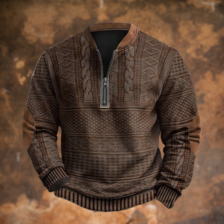 Hugo Half-Zip Long Sleeve Top
