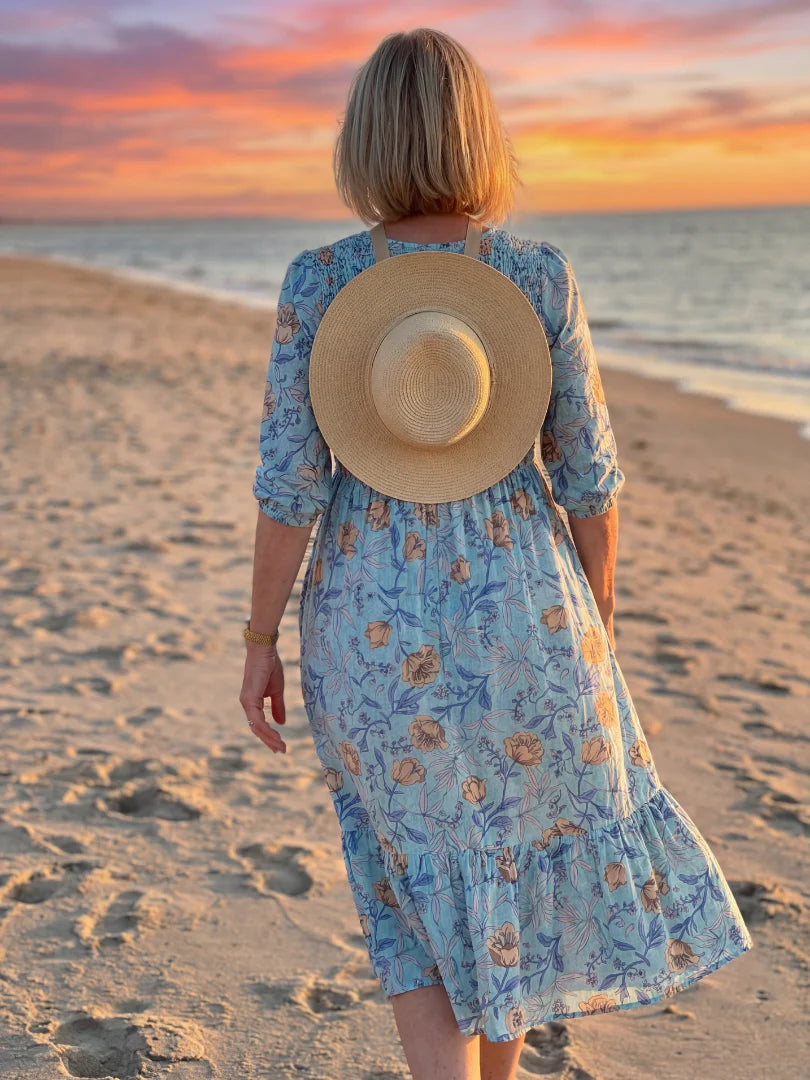 Liora | Petal Muse Midi Dress
