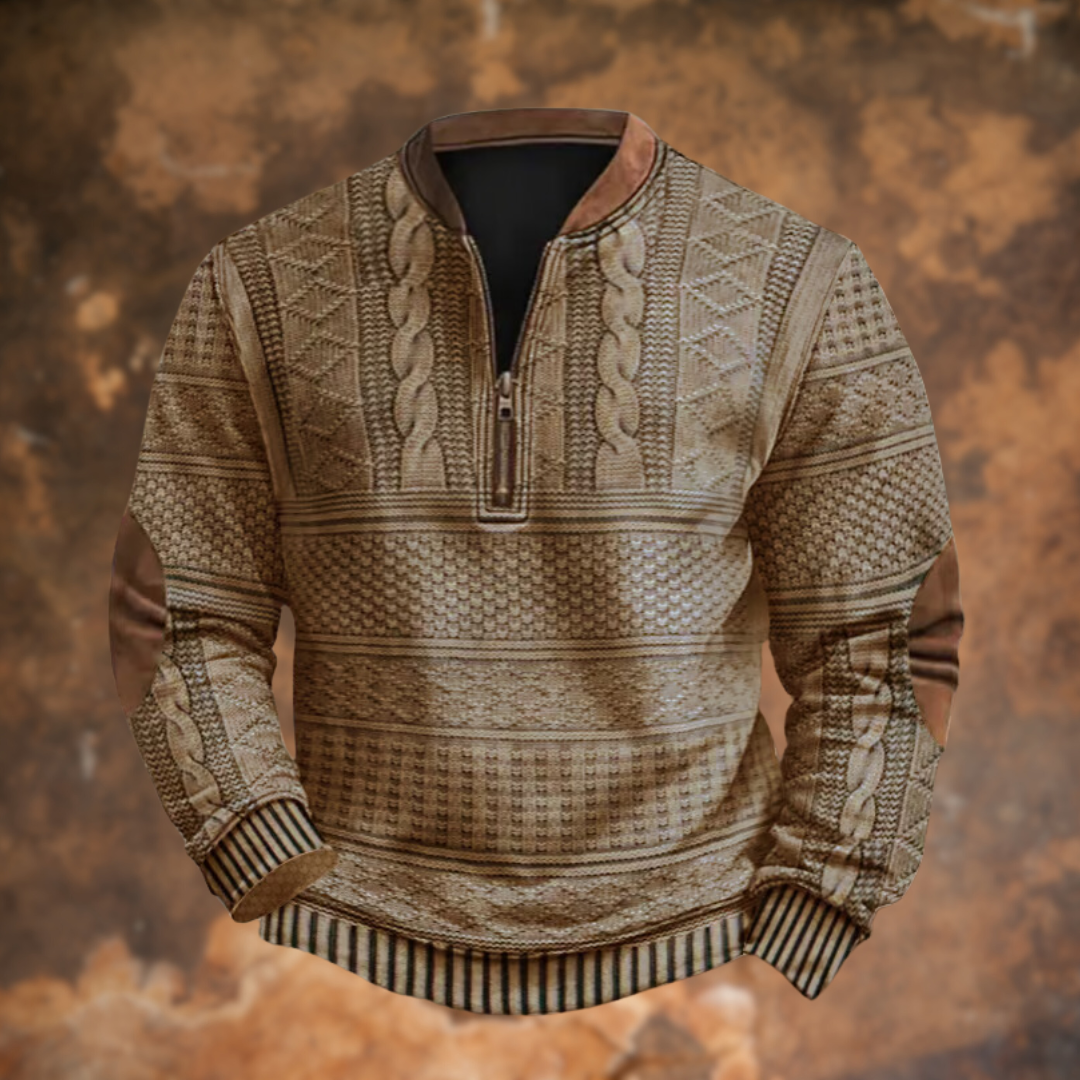 Hugo Half-Zip Long Sleeve Top
