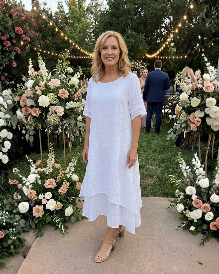 Fluid Tiered Maxi Dress