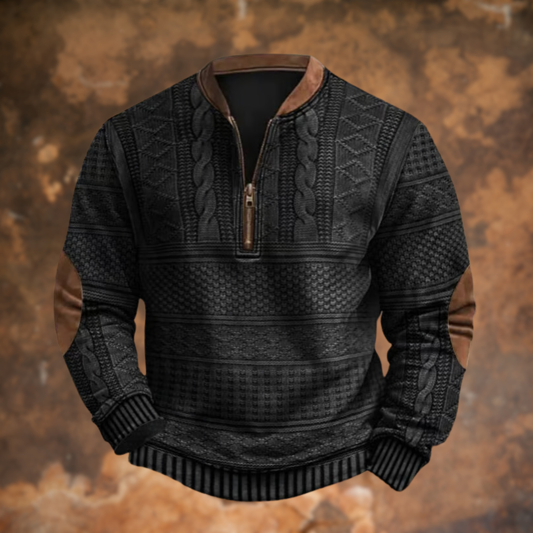 Hugo Half-Zip Long Sleeve Top