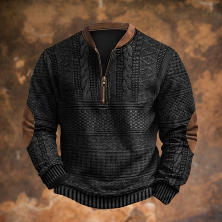 Hugo Half-Zip Long Sleeve Top