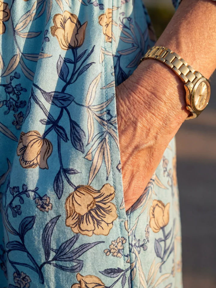 Liora | Petal Muse Midi Dress