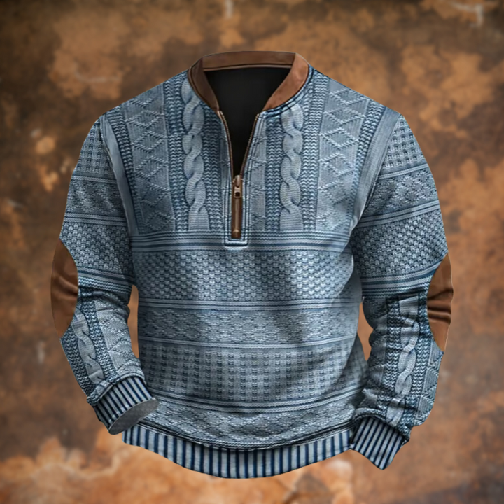 Hugo Half-Zip Long Sleeve Top