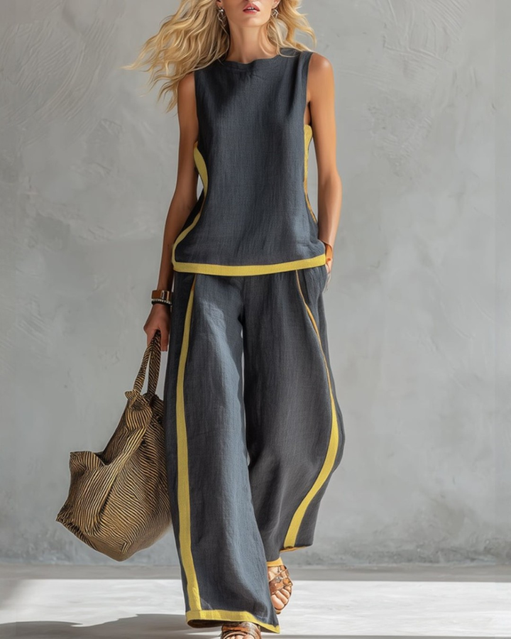 Amara Linen Two-Piece Set