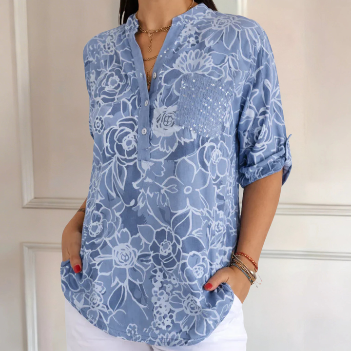 Willow Elegant Blouse with Pocket