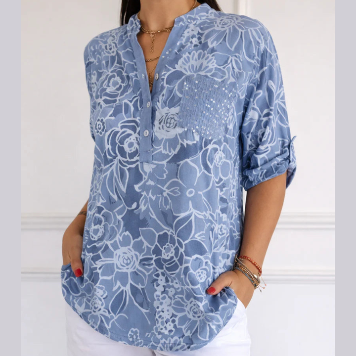 Willow Elegant Blouse with Pocket