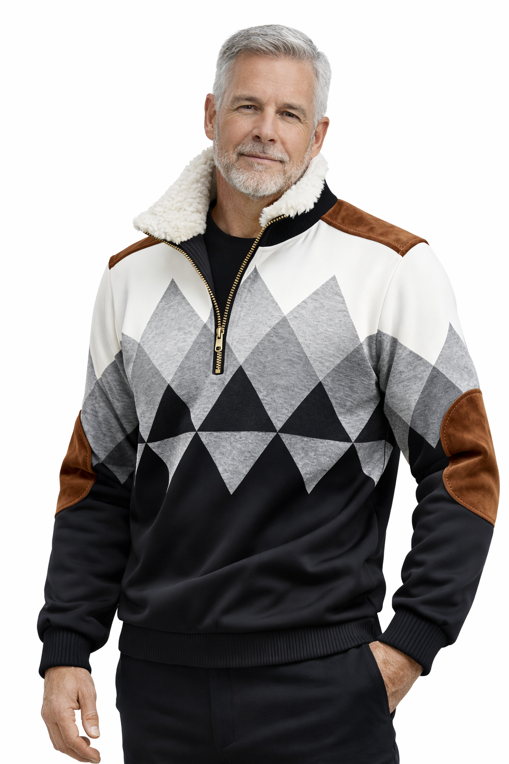 Monty Stylish Zip-Up Sweatshirt