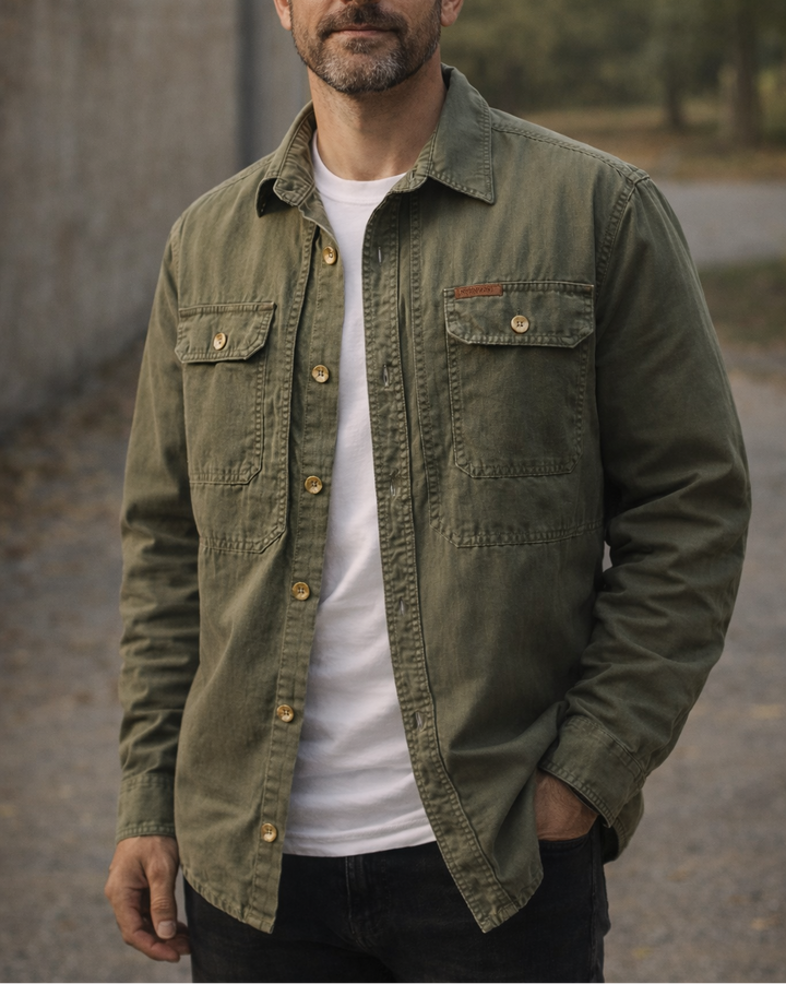 Ashton Cotton Overshirt