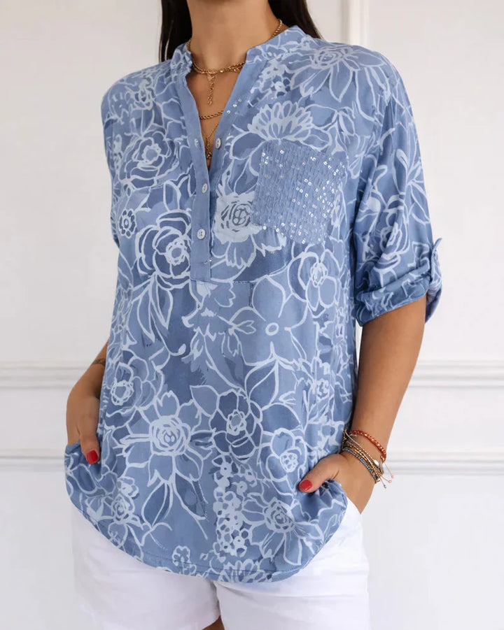 Willow Elegant Blouse with Pocket