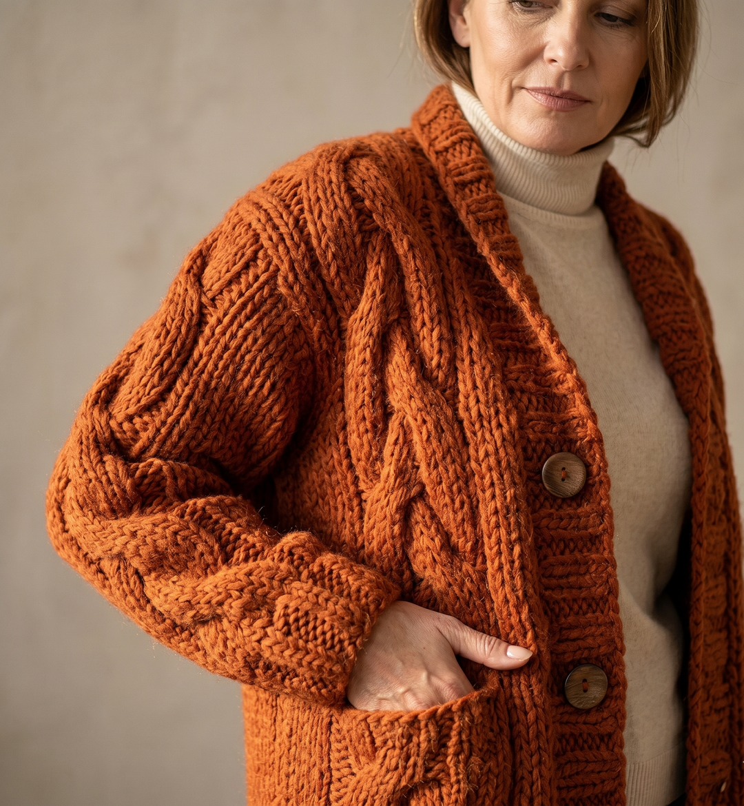 Karina Elegant Coat With Tummy Coverage
