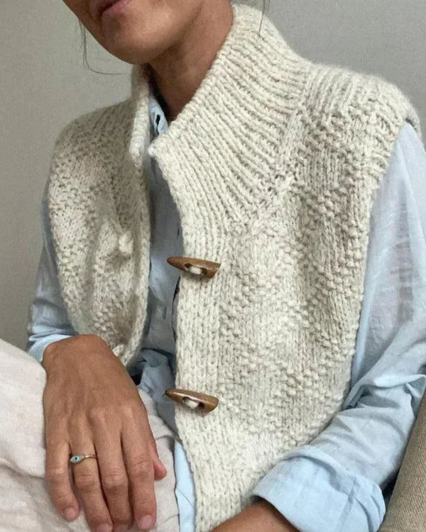 Jane Knit Sleeveless Cardigan
