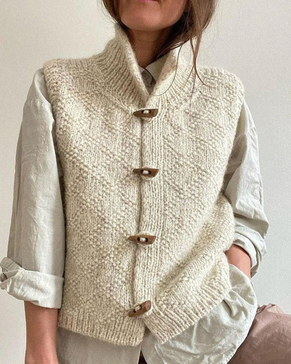 Jane Knit Sleeveless Cardigan