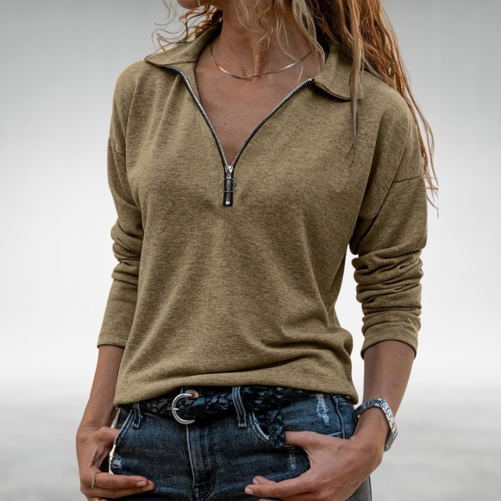Sienna Soft Half-Zip Jumper