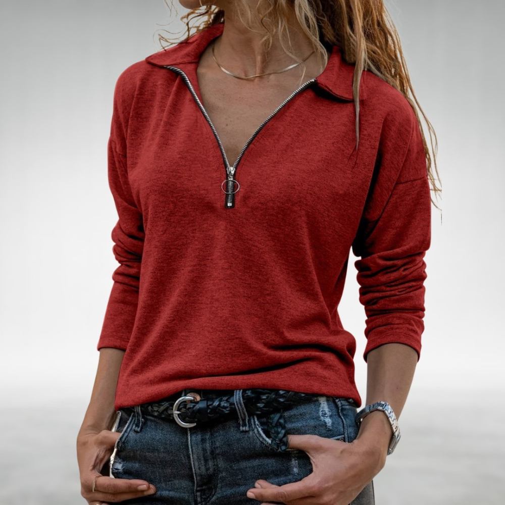 Sienna Soft Half-Zip Jumper