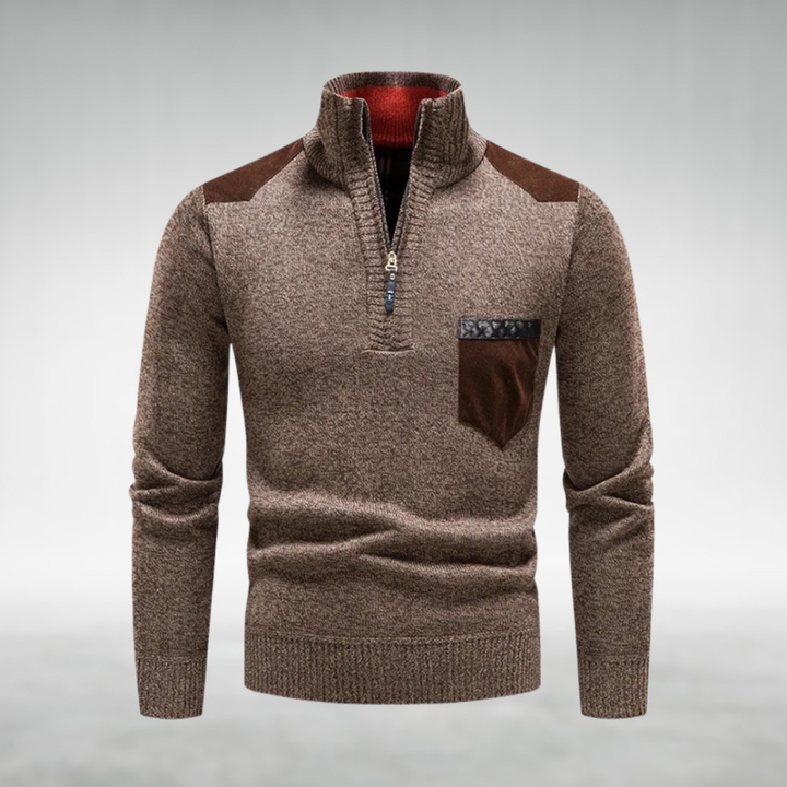 Andrew Classic Half-Zip Jumper