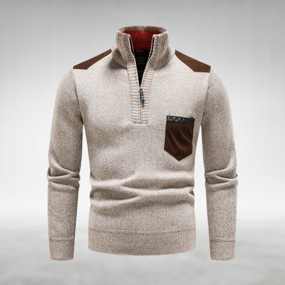 Andrew Classic Half-Zip Jumper