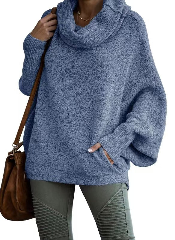 Angela High Collar Pullover Sweater