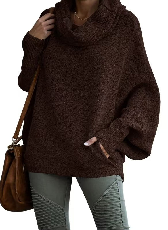 Angela High Collar Pullover Sweater