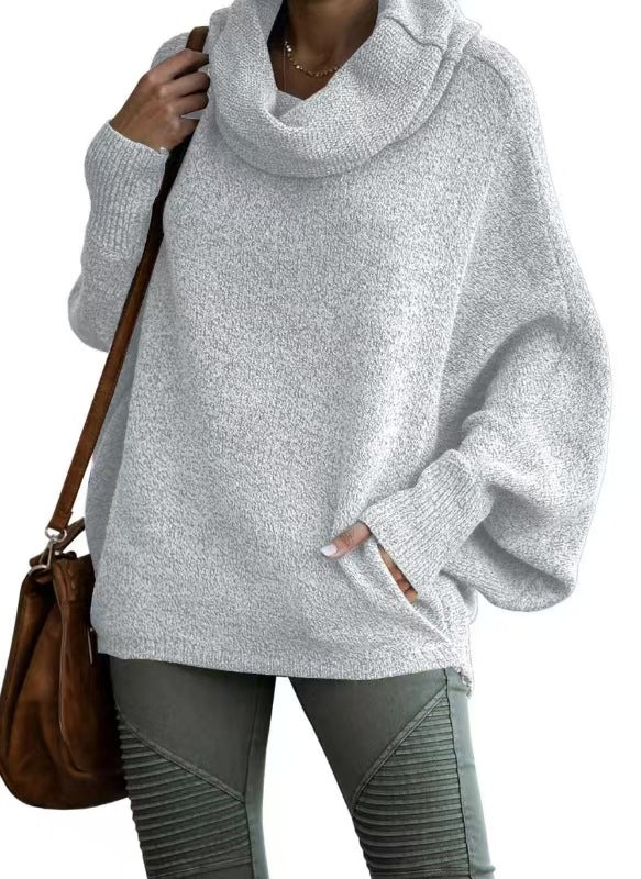 Angela High Collar Pullover Sweater