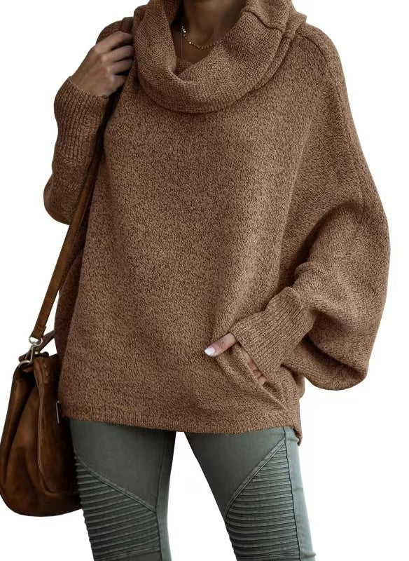 Angela High Collar Pullover Sweater