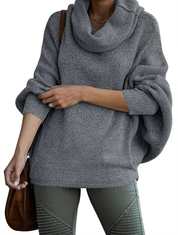 Angela High Collar Pullover Sweater