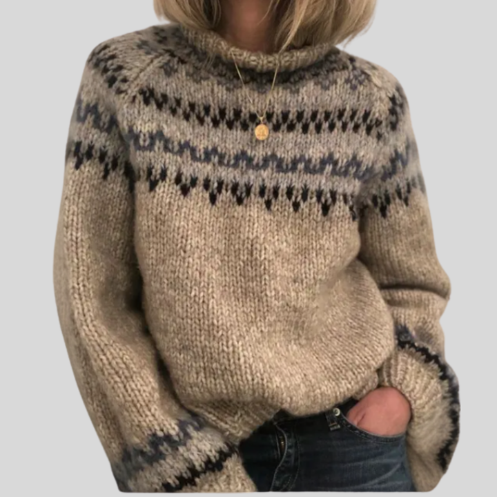 Helga Handcrafted Icelandic Knit Sweater