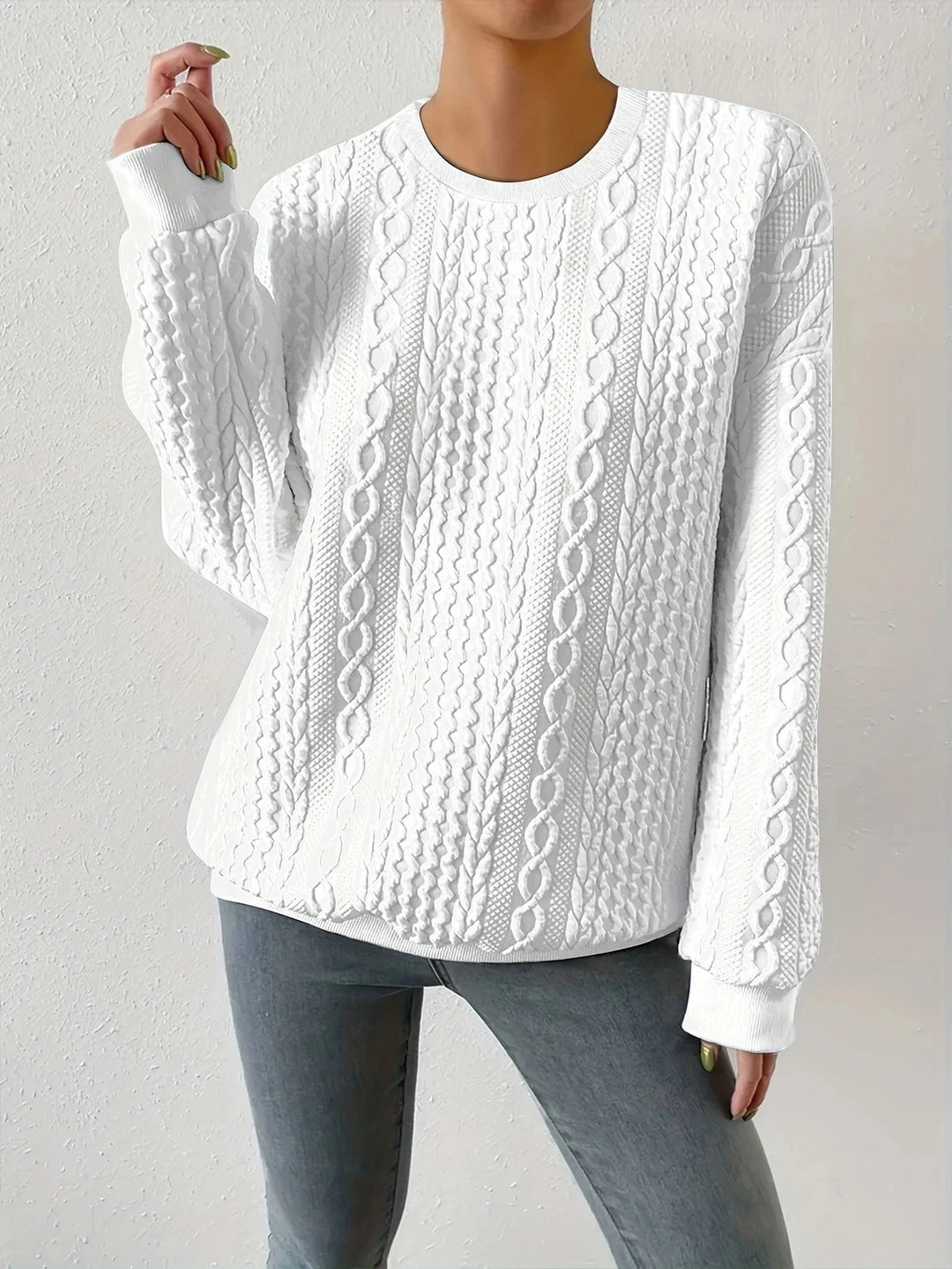Eloise Crew Neck Long Sleeve Knit