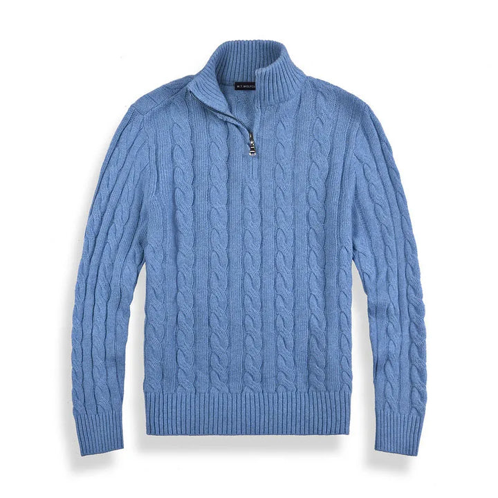 Clark Merino Wool Half-Zip Sweater