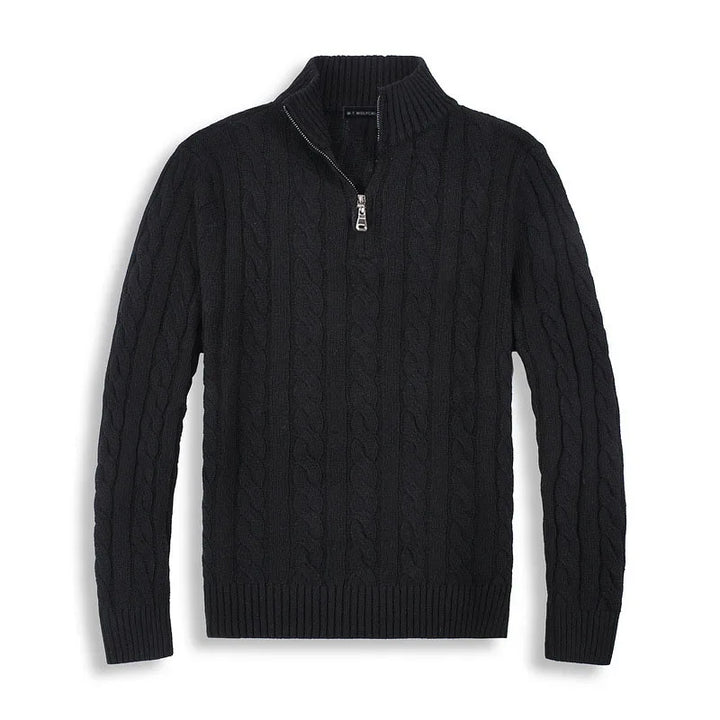 Clark Merino Wool Half-Zip Sweater